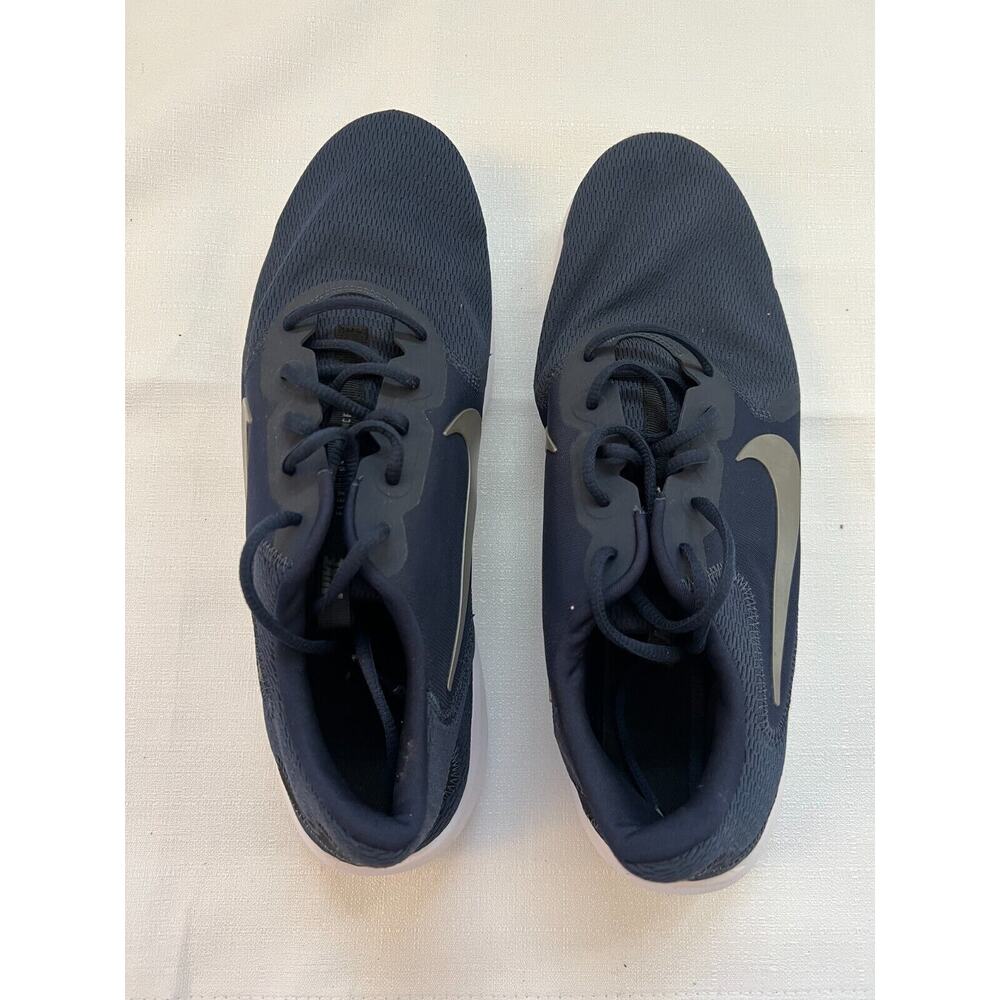 Nike Flex Experience RN‎ 9 Sneakers Men Sz 14 Blue Metallic Grey CD0225 401